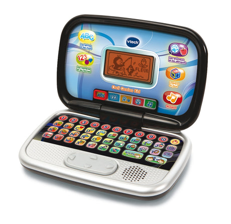 Ordinateur Interactif Enfant - VTECH - Genius Kid - 20 activités éducatives - Noir
