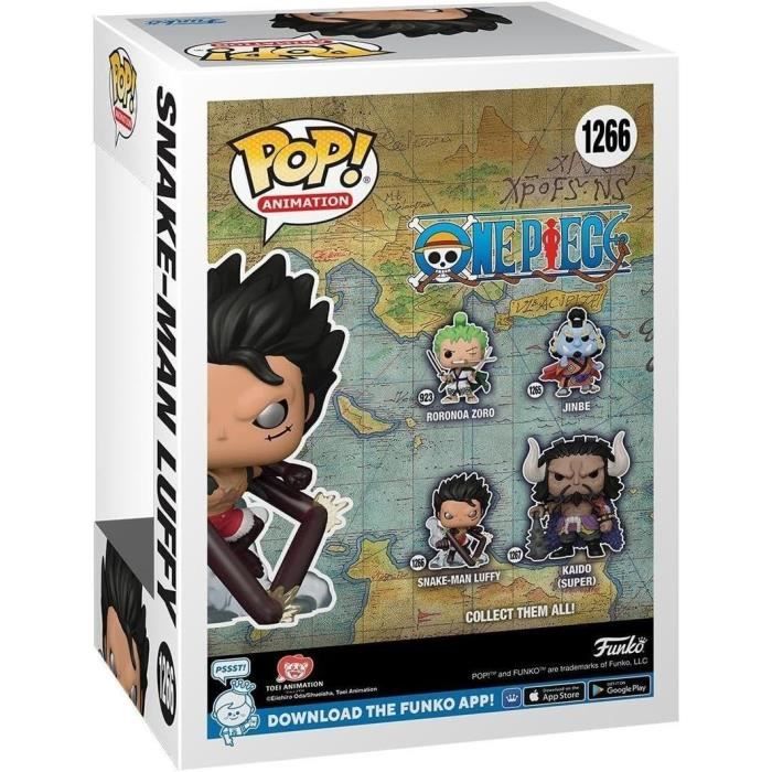 Figurine - FUNKO POP - Animation One Piece - Snake-Man Monkey D. Luffy - 1 266