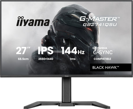 Ecran 27" Iiyama G-Master Black Hawk GB2741QSU-B1 Quad HD 144Hz (Noir)