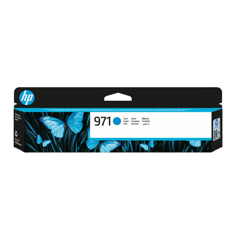 HP 971 Cartouche d'encre cyan authentique (CN622AE) pour HP Officejet Pro X451/X476/X551/X576