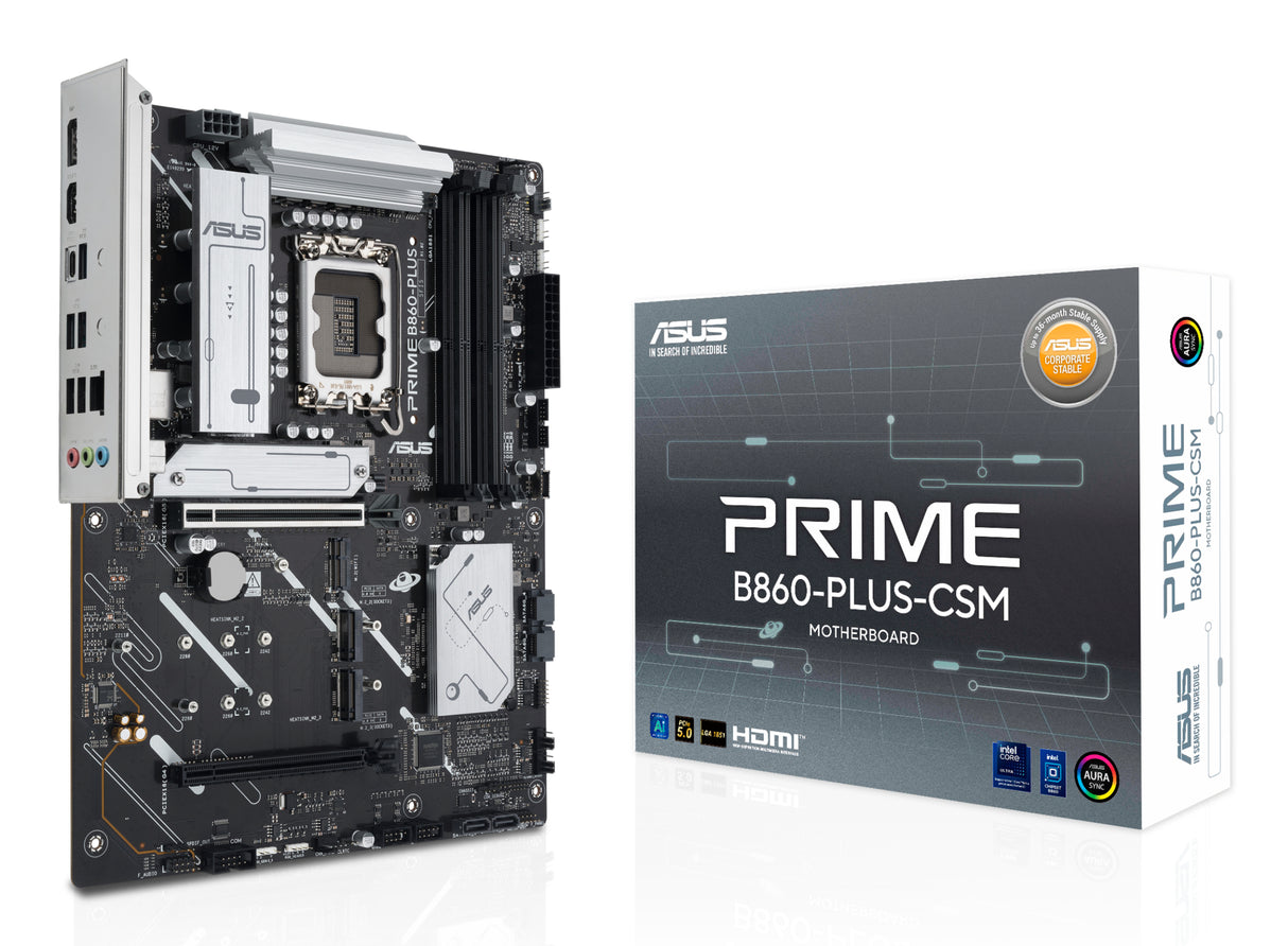Carte mere - ASUS - PRIME B860-PLUS-CSM - Intel B860 LGA 1851 (Socket V1) ATX