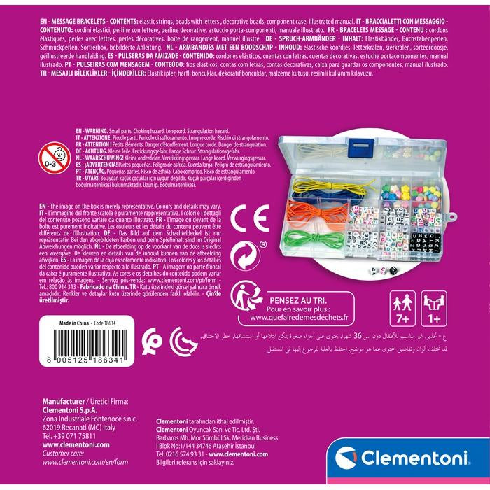 Clementoni - Crazy Chic - Message bracelets