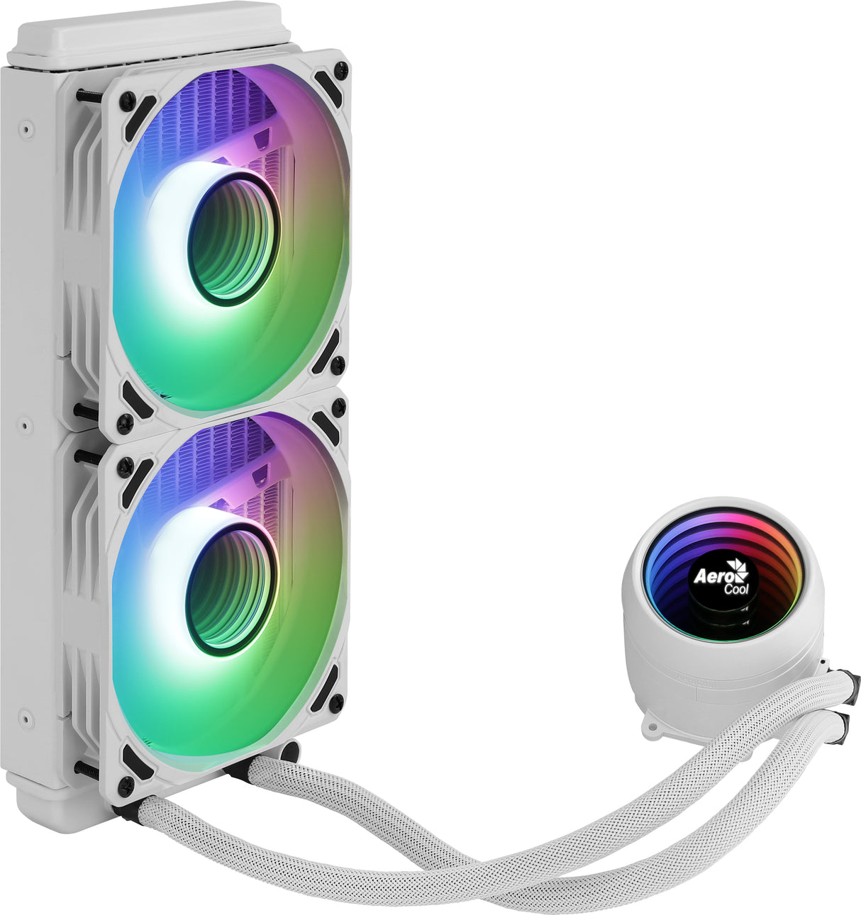 Kit Watercooling AIO Aerocool Mirage L240 RGB (Blanc)