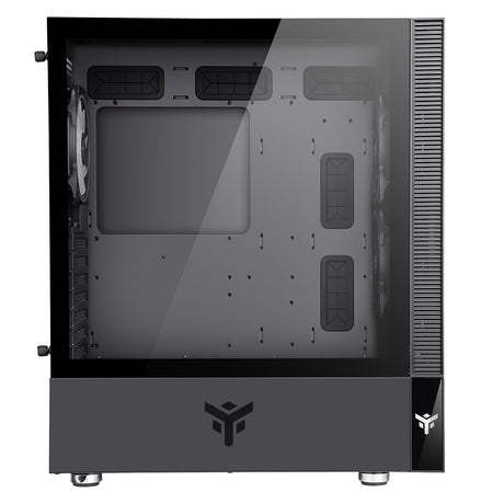 Boitier Moyen Tour ATX iTek Vertibra Q210 RGB avec panneaux vitrés (Noir)