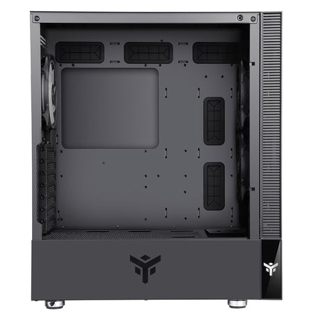 Boitier Moyen Tour ATX iTek Vertibra Q210 RGB avec panneaux vitrés (Noir)