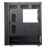 Boitier Moyen Tour ATX iTek Vertibra Q210 RGB avec panneaux vitrés (Noir)