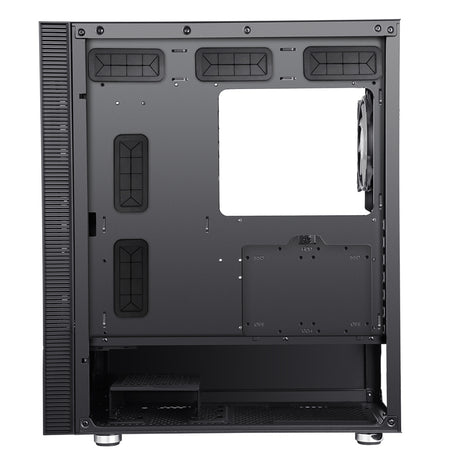 Boitier Moyen Tour ATX iTek Vertibra Q210 RGB avec panneaux vitrés (Noir)