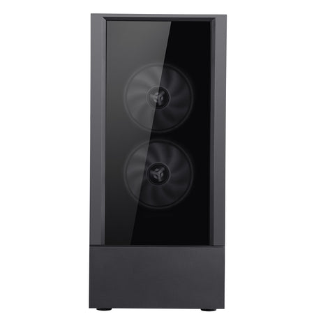 Boitier Moyen Tour ATX iTek Vertibra Q210 RGB avec panneaux vitrés (Noir)