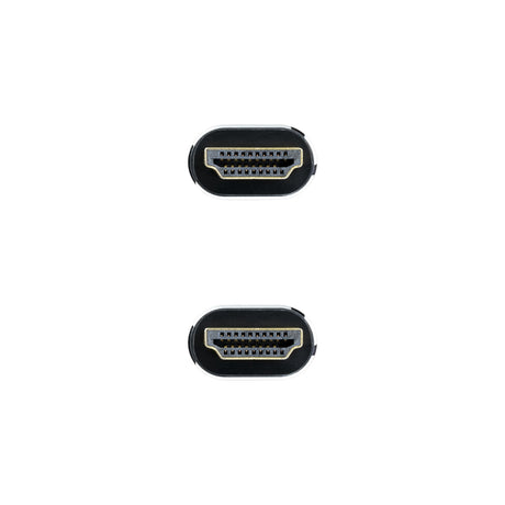 Câble Nanocable Iris 8K HDMI 2.1 M/M 3m (Noir/Gris)