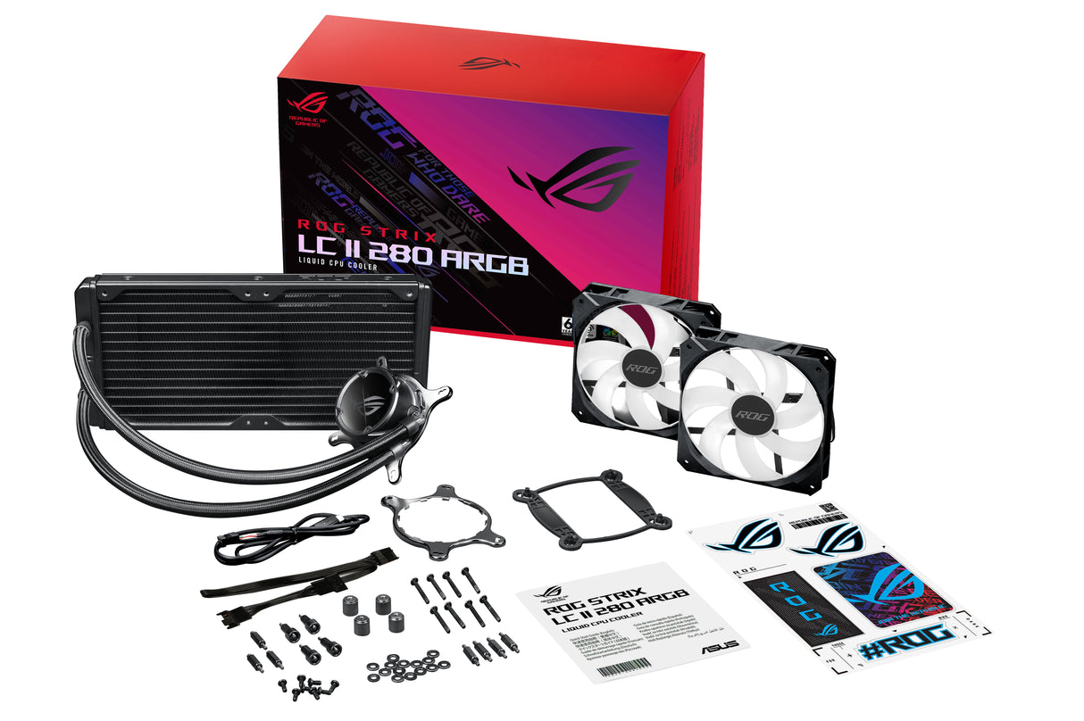Kit Watercooling AIO Asus Rog Strix LC II ARGB - 280mm (Noir)