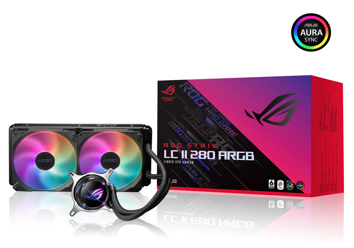 Kit Watercooling AIO Asus Rog Strix LC II ARGB - 280mm (Noir)