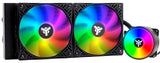 Kit Watercooling AIO iTek Evoliq Rainbow RGB - 240mm (Noir)