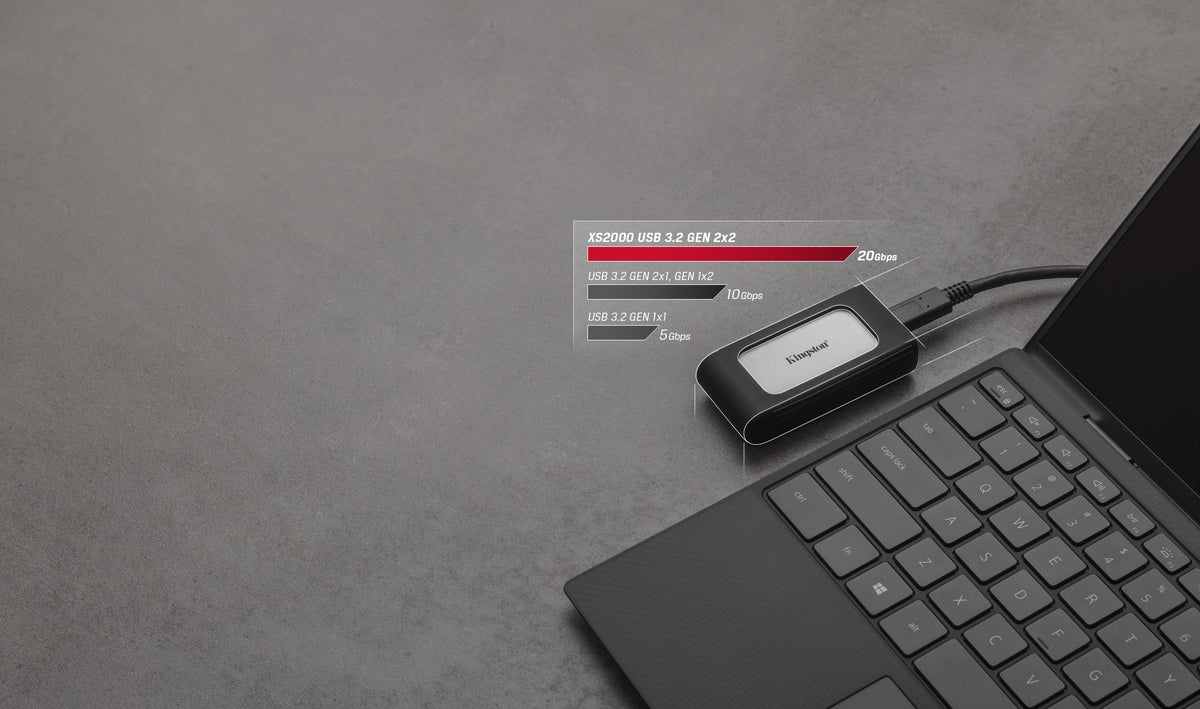 KINGSTON - XS2000 - SSD Externe - 500 Go - USB 3.2 Gen 2x2