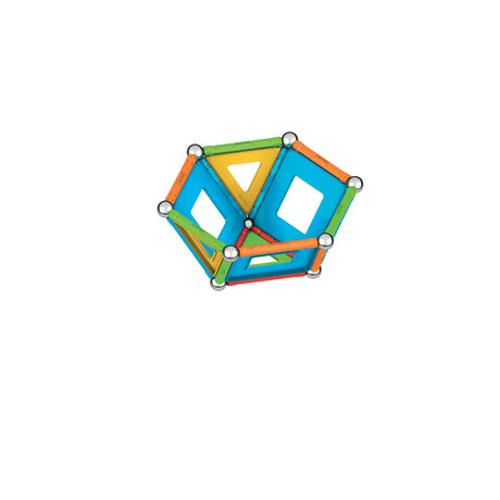 Jeu de construction magnétique - GEOMAG - Supercolor Panels Recycled 52 pieces - Jouet éducatif - 3D - Durable