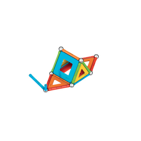 Jeu de construction magnétique - GEOMAG - Supercolor Panels Recycled 52 pieces - Jouet éducatif - 3D - Durable