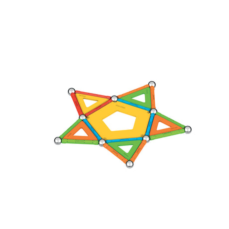 Jeu de construction magnétique - GEOMAG - Supercolor Panels Recycled 52 pieces - Jouet éducatif - 3D - Durable