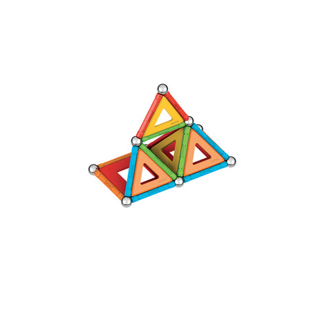 Jeu de construction magnétique - GEOMAG - Supercolor Panels Recycled 52 pieces - Jouet éducatif - 3D - Durable