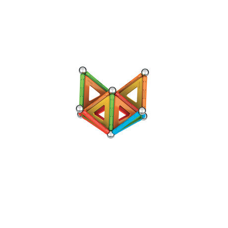 Jeu de construction magnétique - GEOMAG - Supercolor Panels Recycled 52 pieces - Jouet éducatif - 3D - Durable