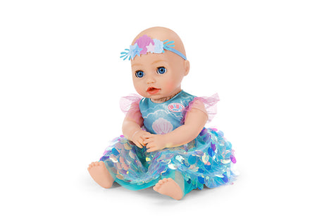 Robe sirene pour poupon - BABY BORN - Accessoire vendu sans le poupon - Taille 43 cm - Des 3 ans