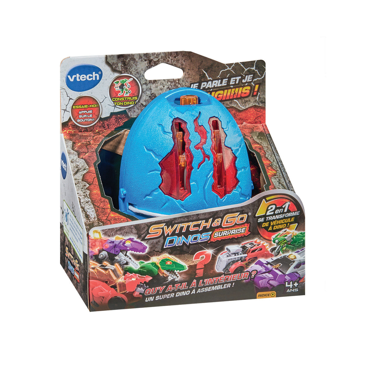 VTECH SWITCH & GO DINOS SURPRISE V2 (6 MODELES DIFFERENTS)