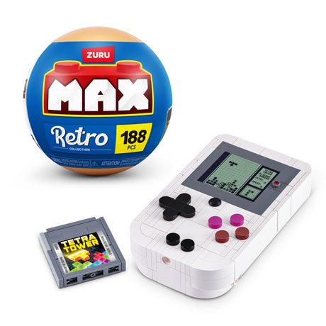 Capsule surprise - Jeu de construction - ZURU - Max Premium Retro S2 - Modele aléatoire - Des 8 ans