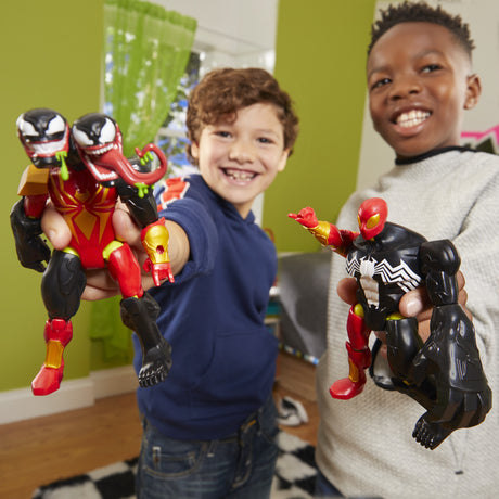 MixMashers SpiderMan, figurine 12 cm personnalisable a mélanger et combiner avec accessoires, Marvel, des 4 ans