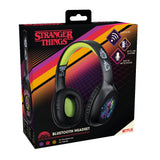 Casque audio - Sans fil - Konix - Stranger Things - Bluetooth 5.3 smartphones, tablettes - Microphone - Autonomie 30 h - Noir/jaune