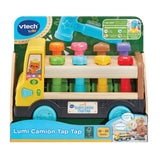 VTECH LUMI CAMION TAP TAP (JOUET AVEC PARTIE BOIS CERTIFIE FSC)