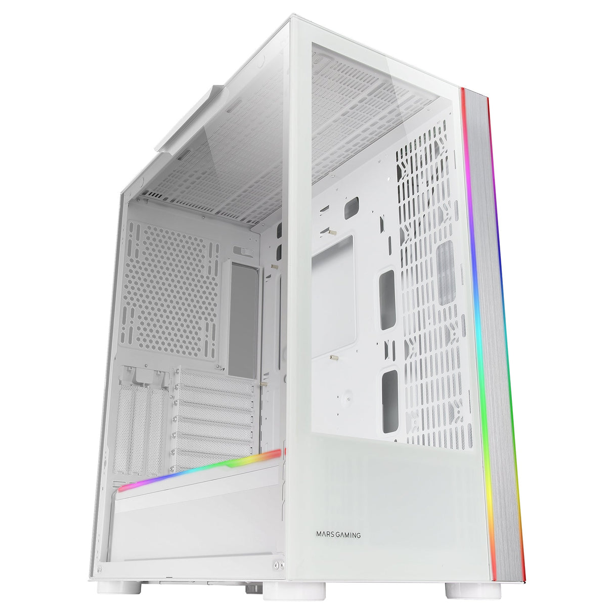 Boitier Grand Tour E-ATX Mars Gaming MC-Ultra RGB avec panneaux vitrés (Blanc)