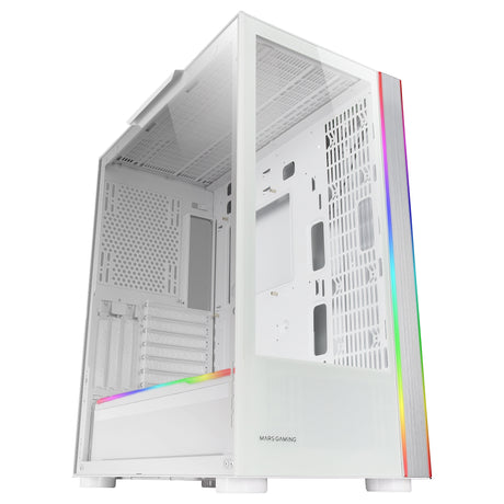 Boitier Grand Tour E-ATX Mars Gaming MC-Ultra RGB avec panneaux vitrés (Blanc)