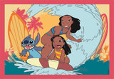Puzzle 4 en 1 Stitch, Pour enfants a partir de 3 ans, Theme dessins animés, CLEMENTONI