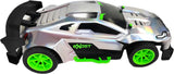 Voiture Télécommandée - EXOST - Metal Chrome 1:14 - 15 km/h - 31 -5 cm - argent et vert - des 5 ans