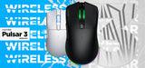 Souris sans fil Gamer Hator Pulsar 3 RGB (Noir)