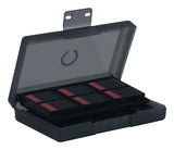 Boîtier de protection et transport - KONIX - Pour cartouches de jeux Nintendo Switch 2 - Antichoc - 24 rangements - Noir