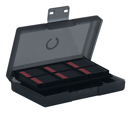 Boîtier de protection et transport - KONIX - Pour cartouches de jeux Nintendo Switch 2 - Antichoc - 24 rangements - Noir
