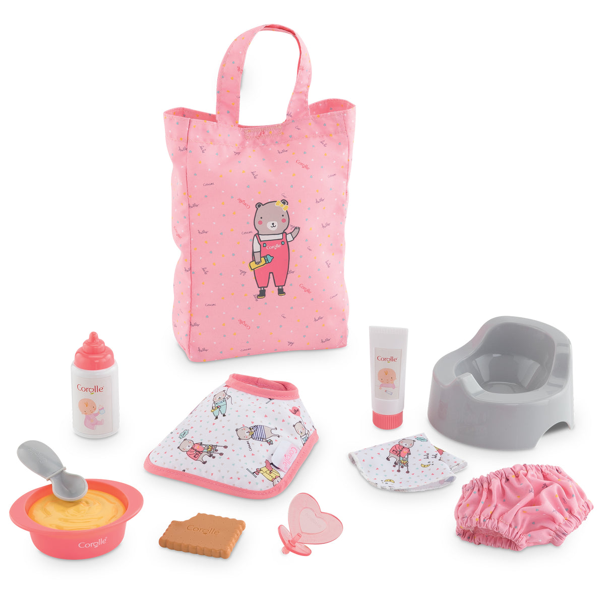 COROLLE - Grand Coffret d'accessoires pour poupon 30 cm - 11 accessoires factices - des 18 mois