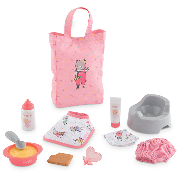 COROLLE - Grand Coffret d'accessoires pour poupon 30 cm - 11 accessoires factices - des 18 mois