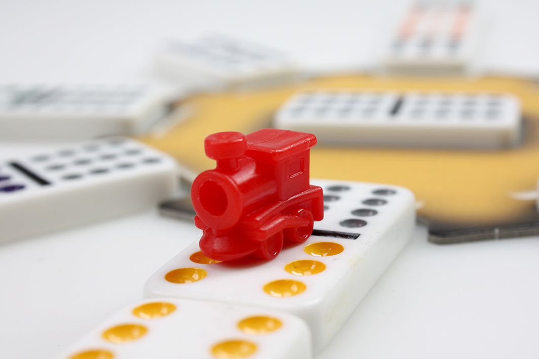 Jeu de dominos Mexican Train TACTIC - Boîte métal - Multicolore - 30 min - Adulte