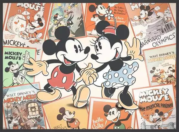 Puzzle 500 pieces Souvenirs de Mickey, Disney, Adultes et enfants, des 12 ans, 12000969, Nathan