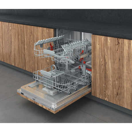 Lave-vaisselle tout encastrable HOTPOINT HI5030W - 14 couverts - Induction - 43dB
