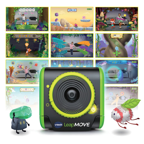 VTECH CONSOLE TV LEAPMOVE, Console éducative,  Pas besoin de manette, 25 jeux et aventures inclus, Des 4 ans