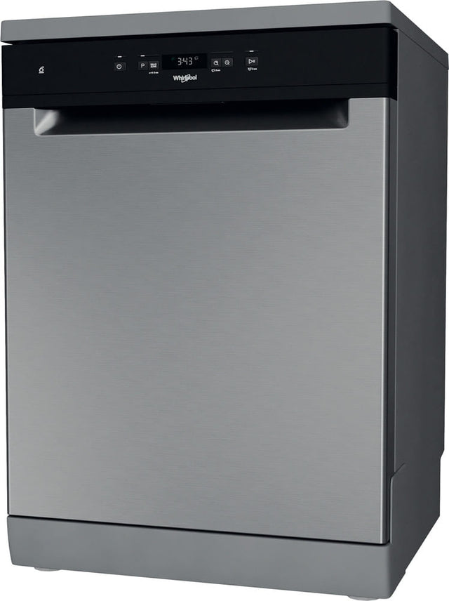 Lave-vaisselle pose libre WHIRLPOOL WFC3C34X - 14 couverts - Induction - L60cm - 44 dB - Inox
