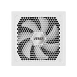 Bloc d'alimentation PC - MSI - MAG A1000GL - PCIe CEM 5.1 - 1000 W - Ventilateurs 135 mm - Blanc