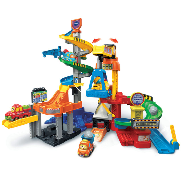 VTECH TUT TUT BOLIDES - Maxi chantier interactif - Grue rotative - 1 a 5 ans