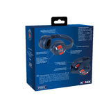 Casque audio - Sans fil - Konix - PSG - Bluetooth 5.3 PC, smartphones, tablettes - Microphone - Autonomie 25 h - Câble 3,5 mm - Bleu