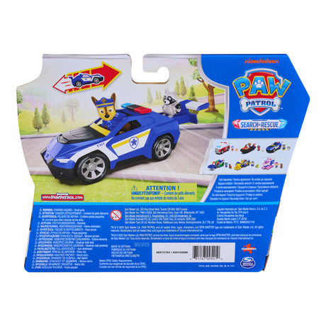 Véhicule et figurine - Chase - Search & Rescue - La Pat'Patrouille