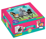 Boîte stickers - PANINI - Collection de cartes pour les fans de chevaux - Contient 24 pochettes de 8 cartes