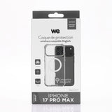 WE Coque de protection MAGSAFE IPHONE 17 PRO MAX Transparent - Antichocs