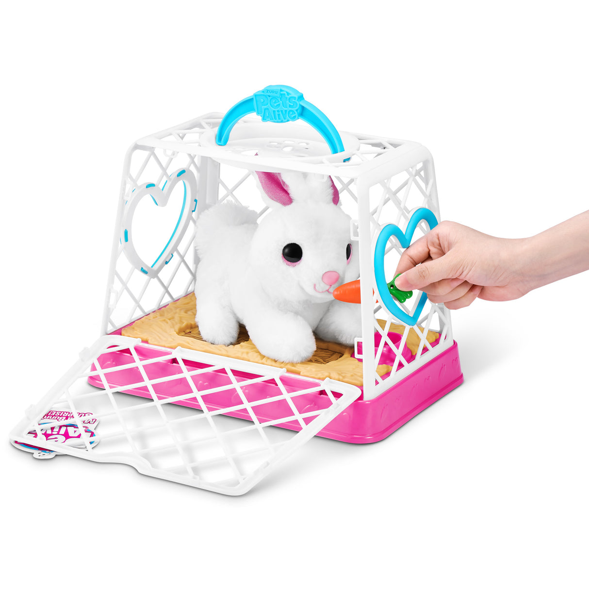 Jeu interactif - ZURU - PETS ALIVE Mama Bunny & Baby - Lapin sonore - 10 sons - Bébés surprises
