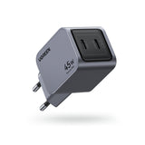 Chargeur secteur - UGREEN - GaN 2 Ports USB-C - 45W - Gris